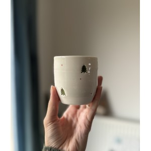 Bougie céramique Sapin -...