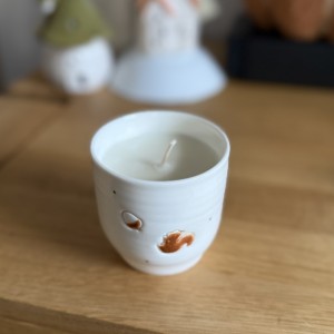 Bougie céramique Écureuil -...