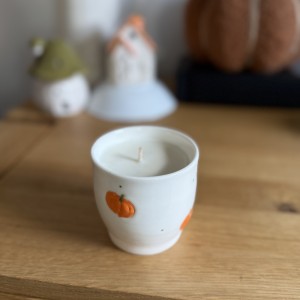 Bougie céramique Citrouille...