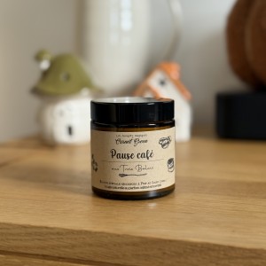 Bougie « Pause café aux...