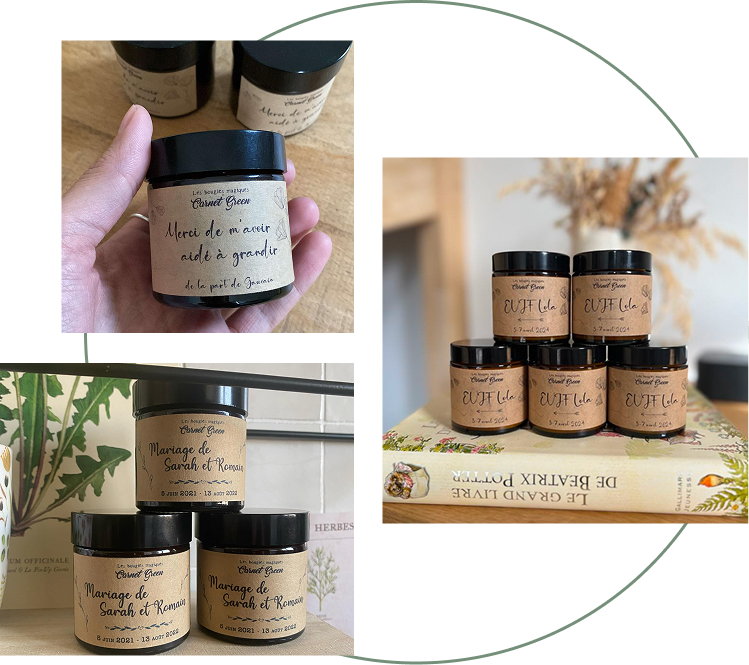 Photos de bougie personnalisées pour vos événements