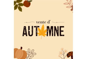 Vente D'automne 2025